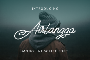 Airlangga: The Signature Script Font for Scroll-Stopping Campaigns