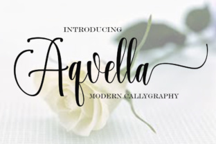 Aqvella: The Modern Script Font for Digital Brand Identity