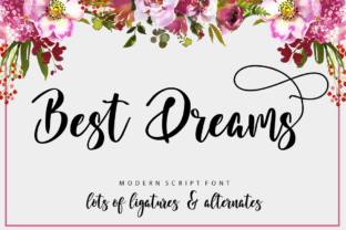 Best Dreams: The Modern Script Typeface for Authentic Branding