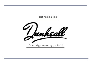 Dunheall: A Rounded Signature Typeface for Modern Web Design