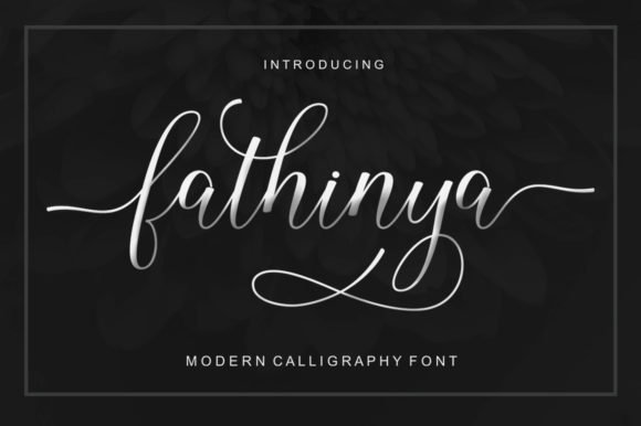 Fathinya Typeface Review: A Glamorous Script for Modern Branding