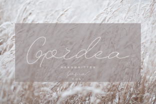 Gordea: A Modern Script Typeface for Editorial Design