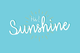 Hi Sunshine: A Warm Script Typeface for Modern Web Design