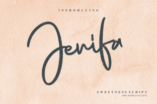 Jenifa: A Modern Script Typeface for Elegant Branding