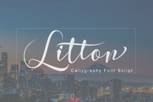 Litton: A Modern Calligraphy Typeface for Dynamic Campaigns