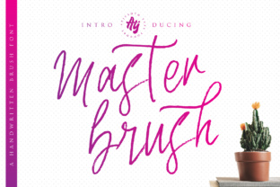 Master Brush: The Handwritten Typeface for Modern Editorial Design