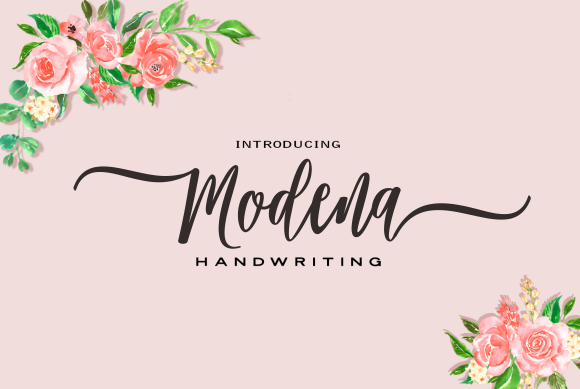 Modena: A Handwritten Typeface for Editorial Design