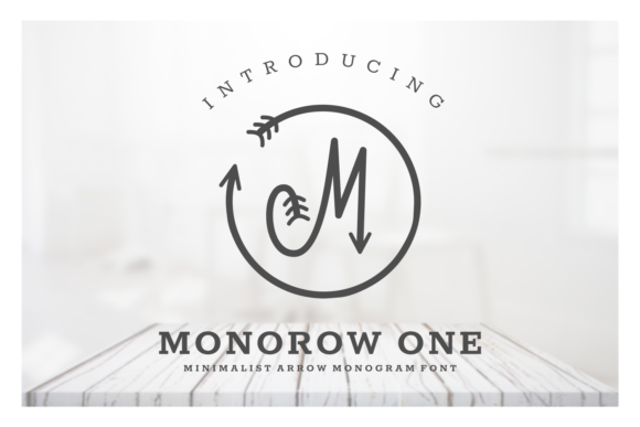 Monorow: The Minimalist Script Amp Font for Editorial Design