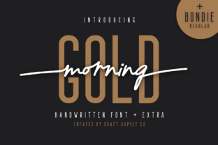 Morning Gold: The Handwritten Typeface That Elevates Campaign Visuals