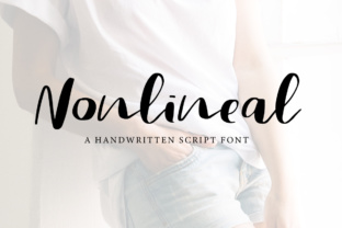 Nonlineal: A Luxurious Script Typeface for Digital Branding