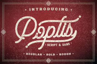 Poptis Heaver: The Script Amp Typeface for Scroll-Stopping Visuals