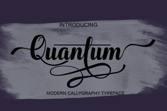 Quantum: The Modern Script Typeface for Editorial Design