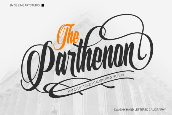 The Parthenon: A Premium Script Font for Handmade Labels and Crafts